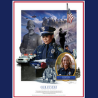 Giclee Mat / Black Policewoman / Yes