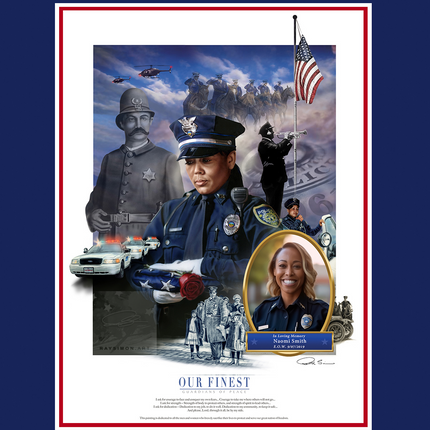 Police Artwork - 'Our Finest'