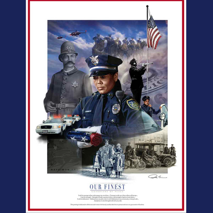 Police Artwork - 'Our Finest'