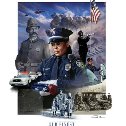 Police Artwork - 'Our Finest'