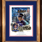 Framed Giclee Mat / White Policeman / Yes