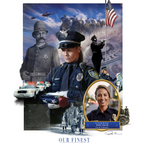 Giclee Print / White Policewoman / Yes