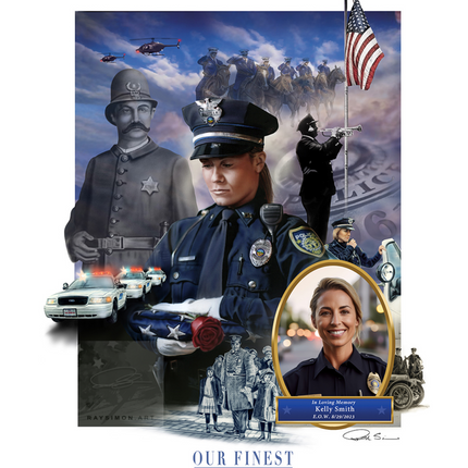 Police Artwork - 'Our Finest'