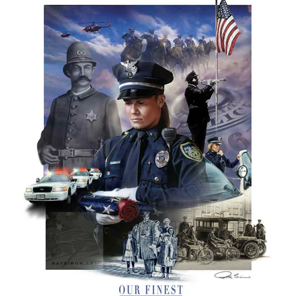 Police Artwork - 'Our Finest'