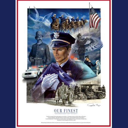 Police Artwork - 'Our Finest'