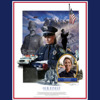 Giclee Mat / White Policewoman / Yes