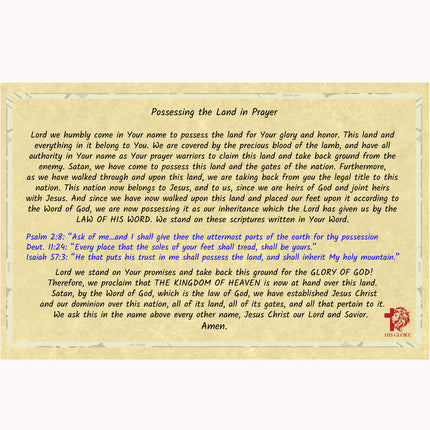 Possess the Land in Prayer Kit