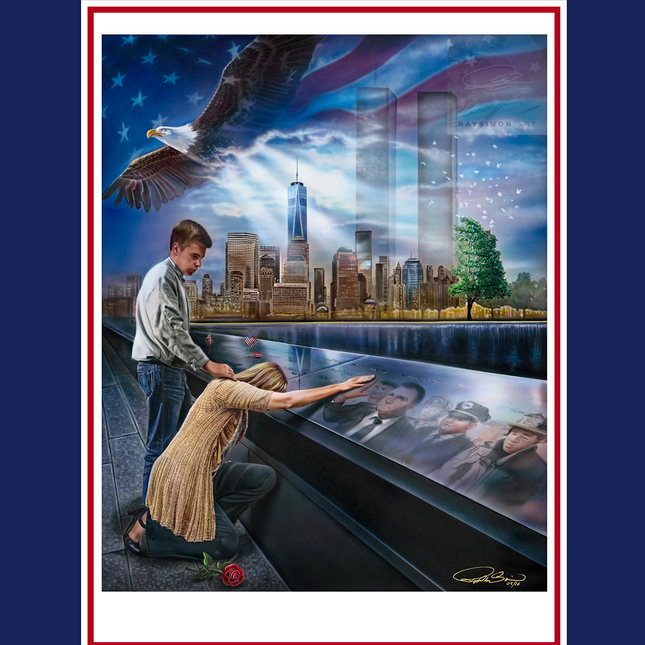9/11 Art - Reflections of Freedom