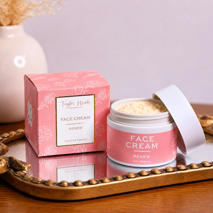 Renew face cream with collagen + hyaluronic acid