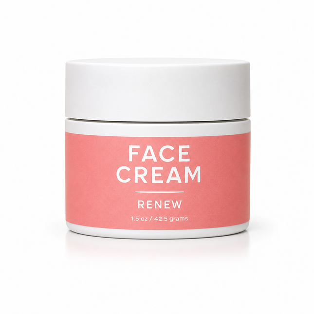 Renew face cream with collagen + hyaluronic acid