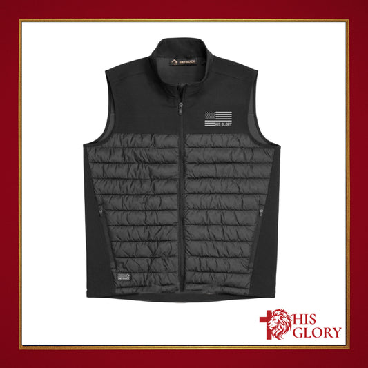 His Glory "Flag" Men's Insulated Puffer Vest