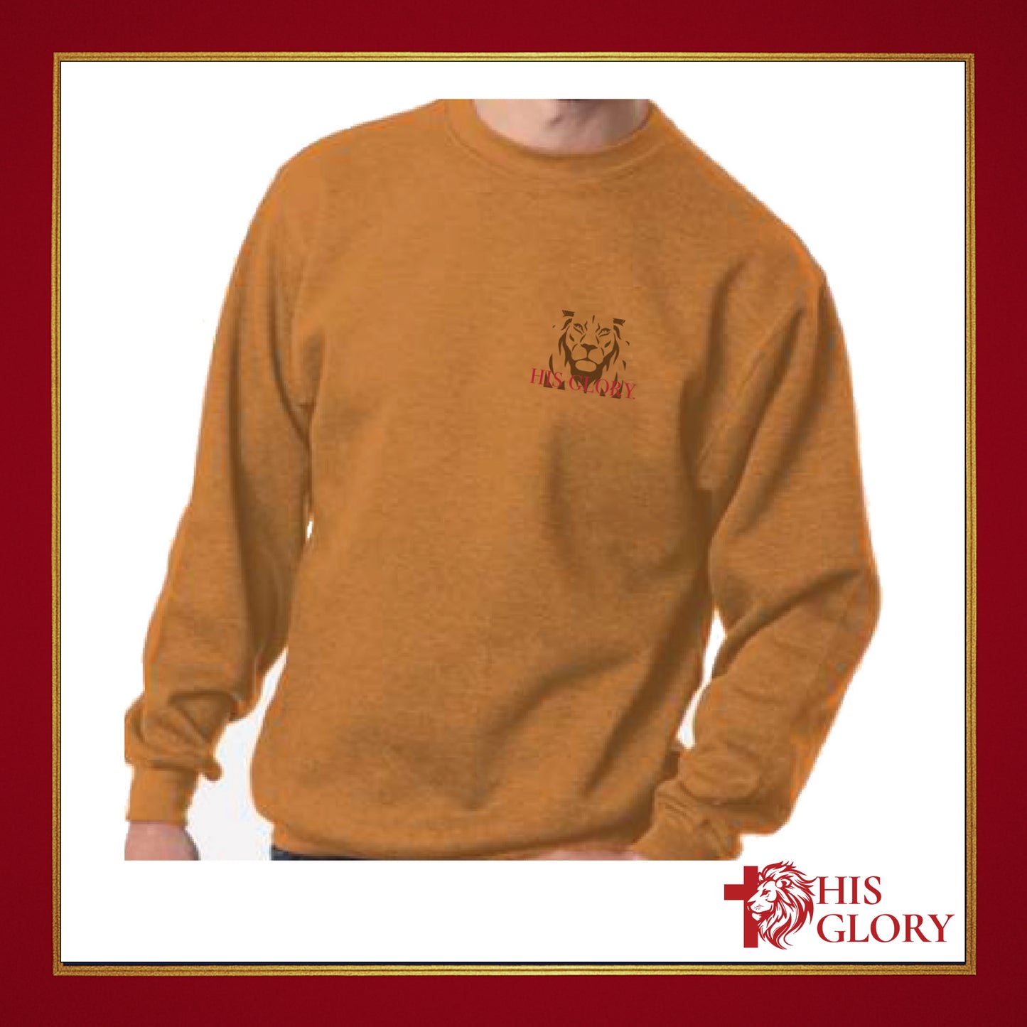 His Glory Embroidered Unisex Sweatshirt