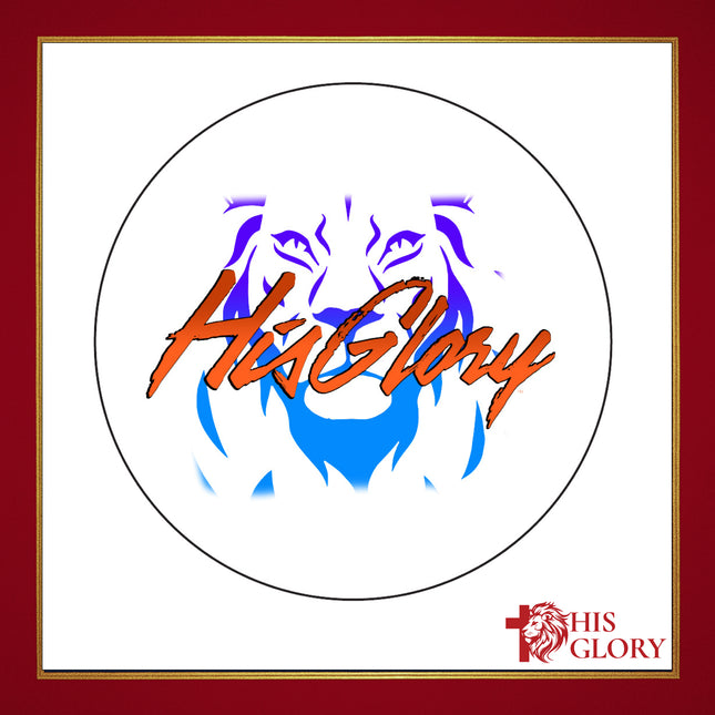 His Glory "Neon Lion" Sticker
