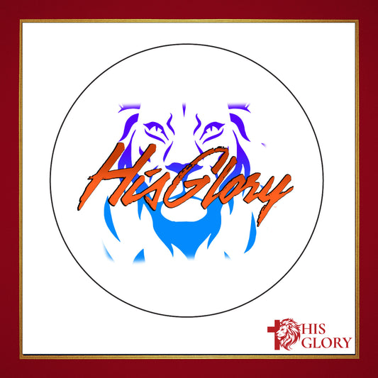 His Glory "Neon Lion" Sticker