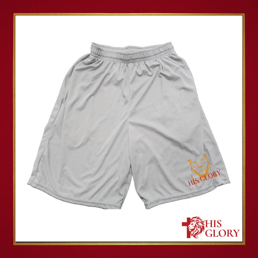 His Glory Embroidered Men's Athletic Shorts