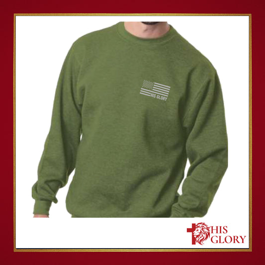 His Glory Embroidered Unisex Sweatshirt