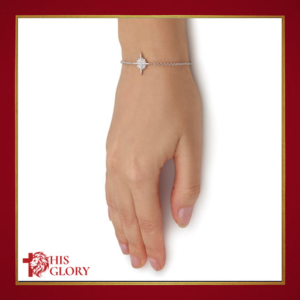 Silver Star of Bethlehem Bracelet/Pendant Bundle