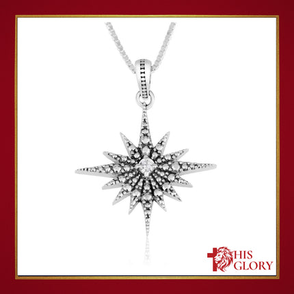 Silver Star of Bethlehem Bracelet/Pendant Bundle