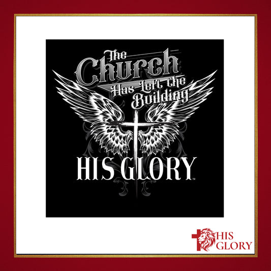 "The Church Has Left The Building" Sticker