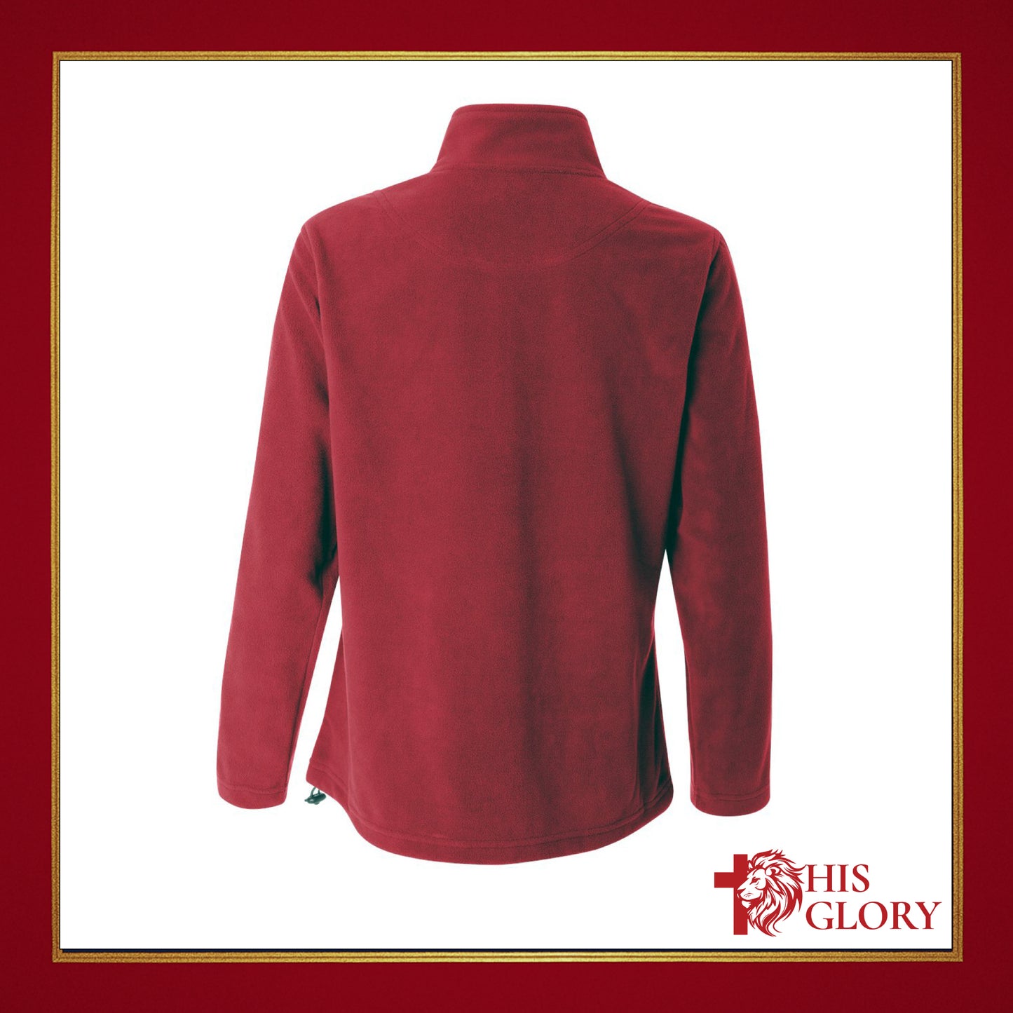 His Glory "Lion" Embroidered Fleece Women's Jacket