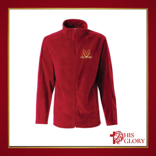 His Glory "Lion" Embroidered Fleece Women's Jacket