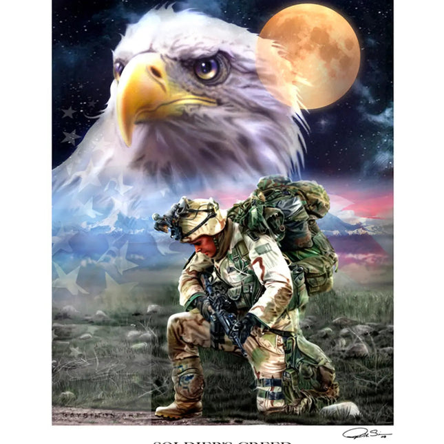 Army Artwork - 'Soldier's Creed'