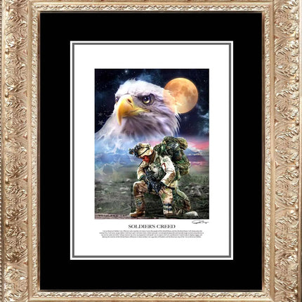 Army Artwork - 'Soldier's Creed'