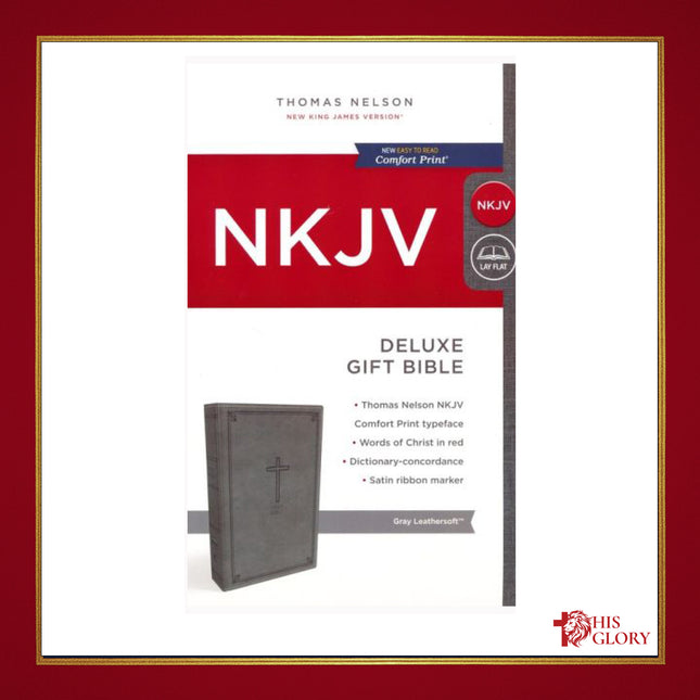 NKJV Deluxe Gift Bible - Gray