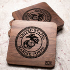 4 Marine Corps Coasters
