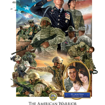 Army Artwork - 'The American Warrior'