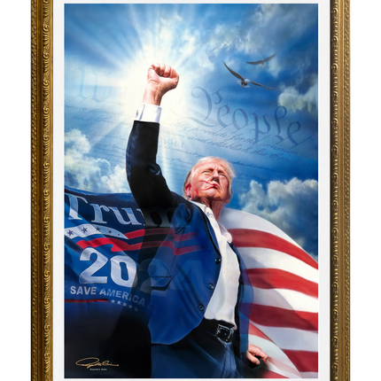 Donald Trump Painting - 'Fight, Fight, Fight'
