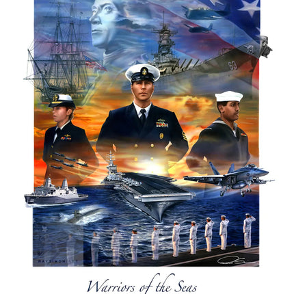 Navy Artwork - 'Warriors of the Sea'