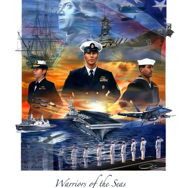 Navy Artwork - 'Warriors of the Sea'