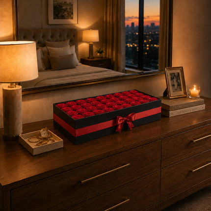 40 Lasting Roses in a Deluxe Box