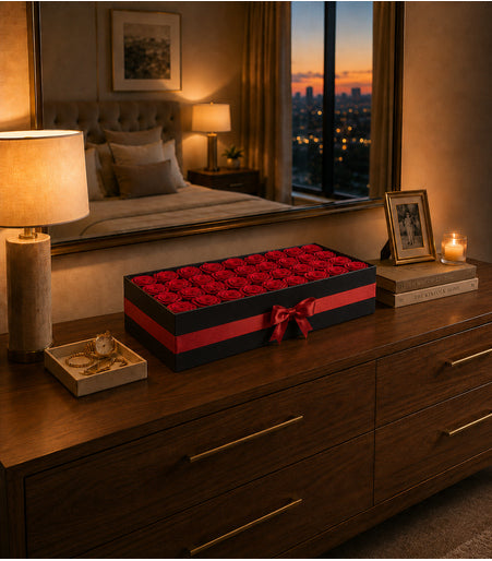 40 Lasting Roses in a Deluxe Box
