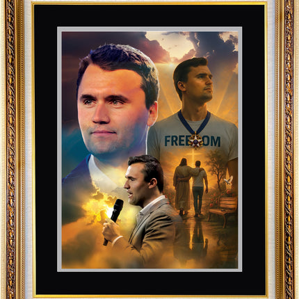 Charlie Kirk Painting - 'Eternal Voice of Freedom'