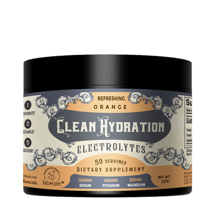Clean Hydration Electrolytes - Orange