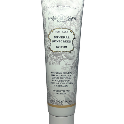Reef Safe Vegan Mineral Face and Body Sunscreen with Tremella Mushroom