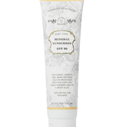 Reef Safe Vegan Mineral Face and Body Sunscreen with Tremella Mushroom