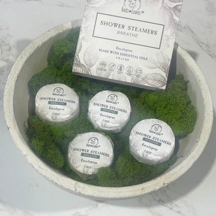 Shower Steamer & Bath Bomb - Breathe / Eucalyptus