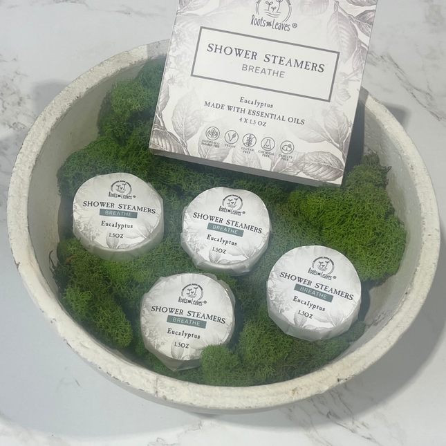 Shower Steamer & Bath Bomb - Breathe / Eucalyptus