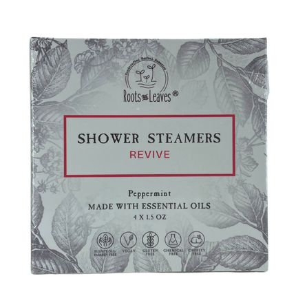 Shower Steamer & Bath Bomb - Revive / Peppermint