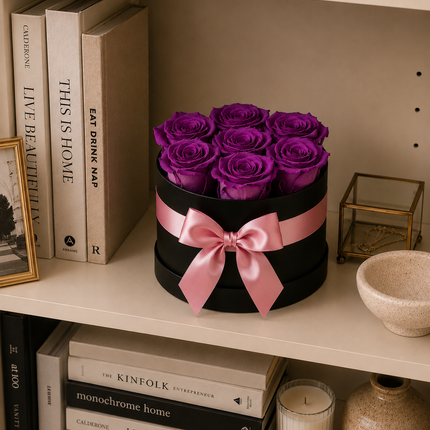7 Lasting Roses in a Hatbox