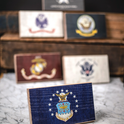 Collective - Air Force Wooden Desk Flag