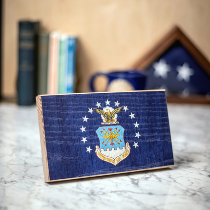 Collective - Air Force Wooden Desk Flag