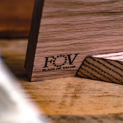Collective - Army Wooden Desk Flag