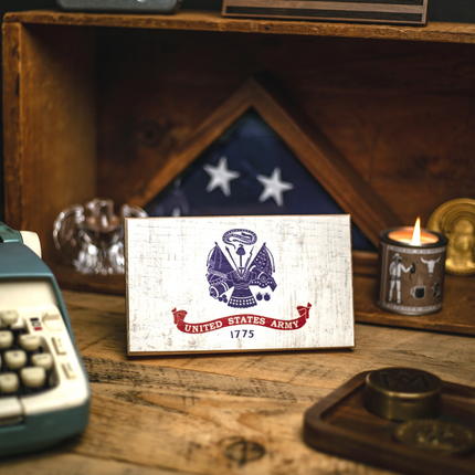 Collective - Army Wooden Desk Flag
