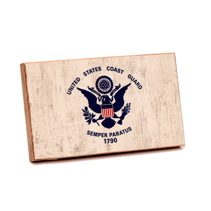 Collective - Coast Guard Wooden Desk Flag