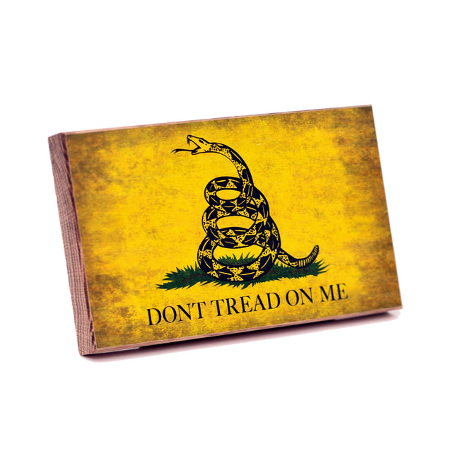 Collective - Gadsden Wooden Desk Flag