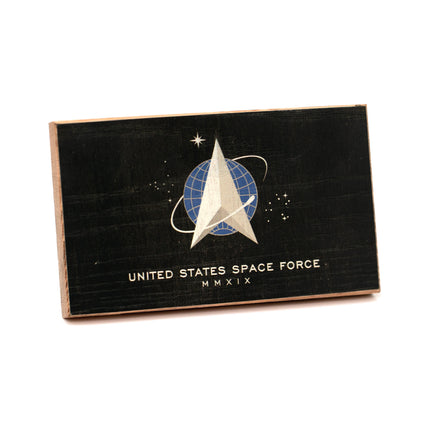 Collective - Space Force Wooden Desk Flag
